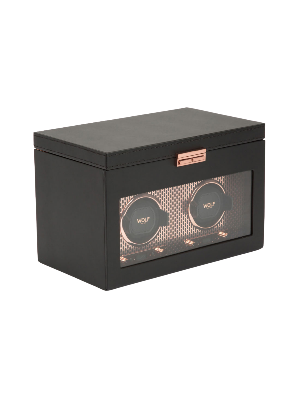 Wolf Axis Double Watch Winder with Storage - Copper *Online Exclusive*
