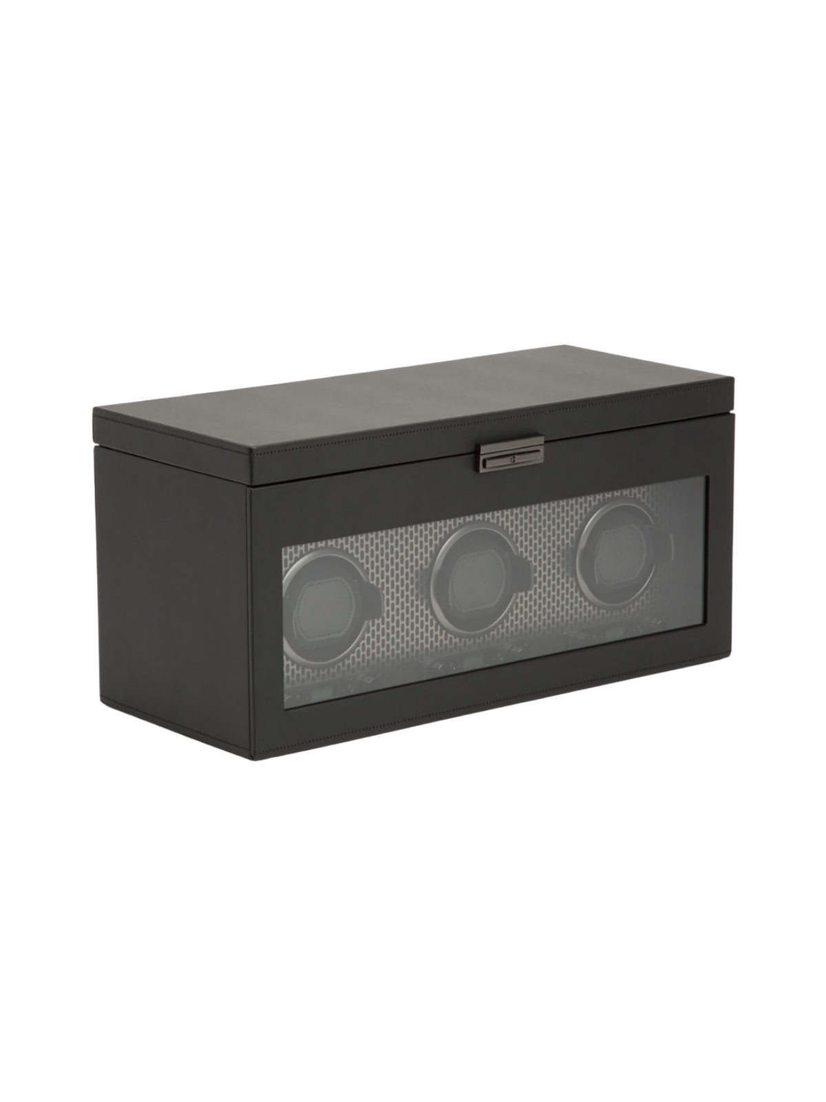 Wolf Axis Triple Watch Winder with Storage - Powder Coat *Online Exclusive*