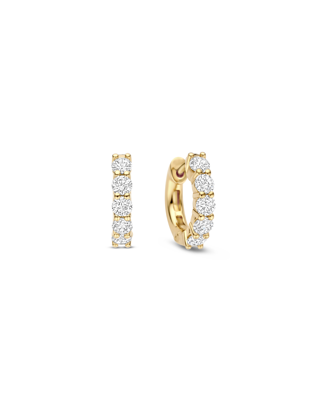 Ti Sento Tennis Small Hoop Earrings 15mm 7718ZY