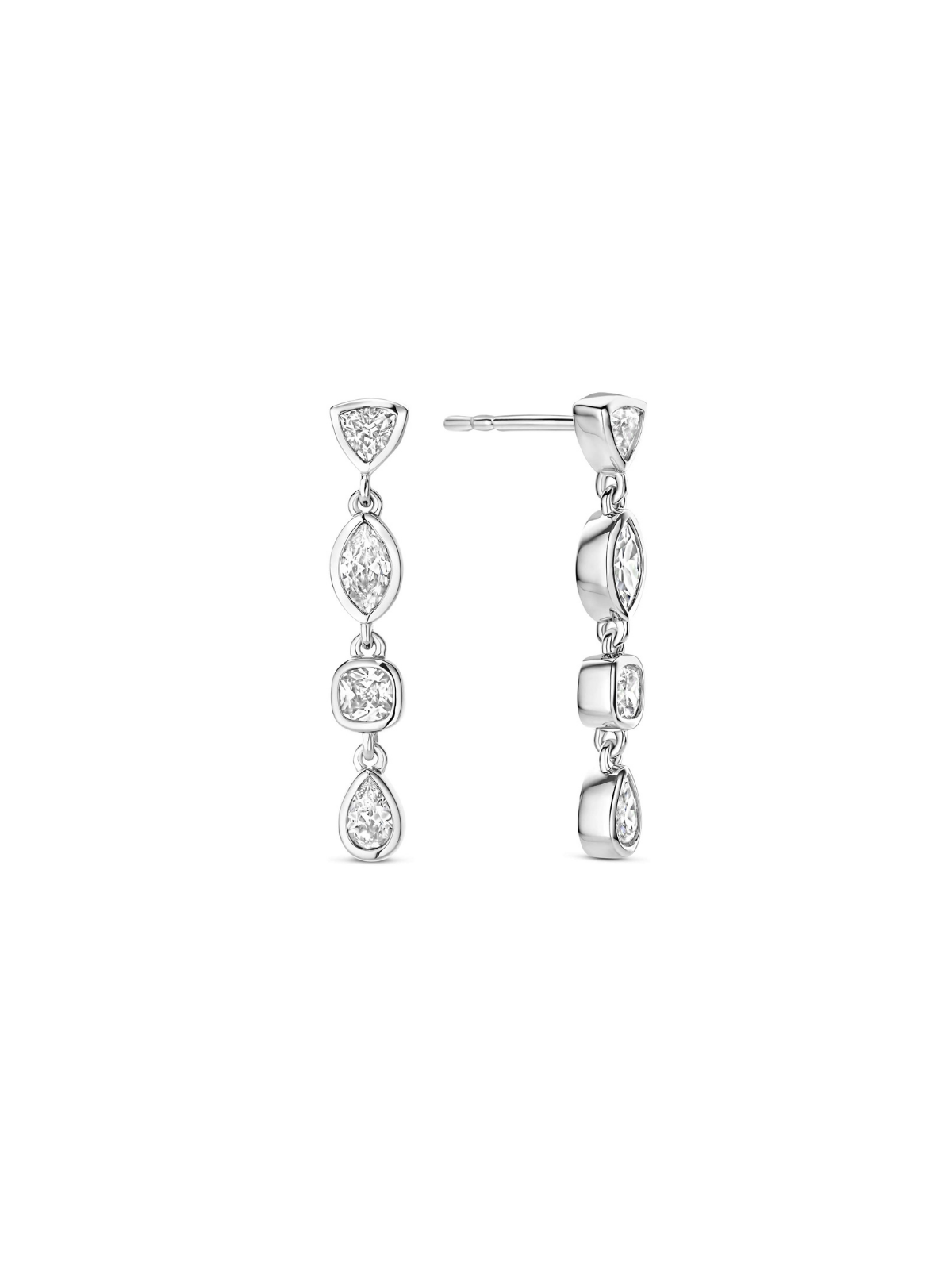 Ti Sento Fantasy Tennis Earrings 78003ZI