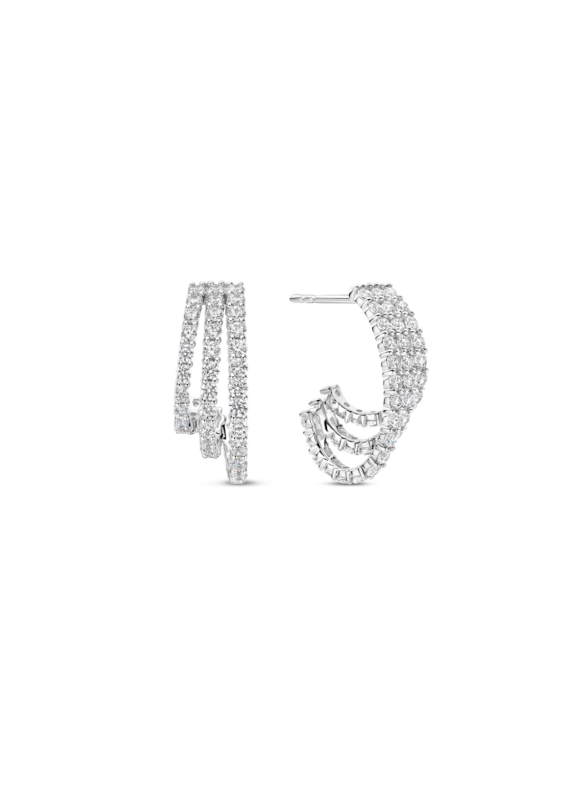 Ti Sento Stardust Zirconia Earrings 78069ZI