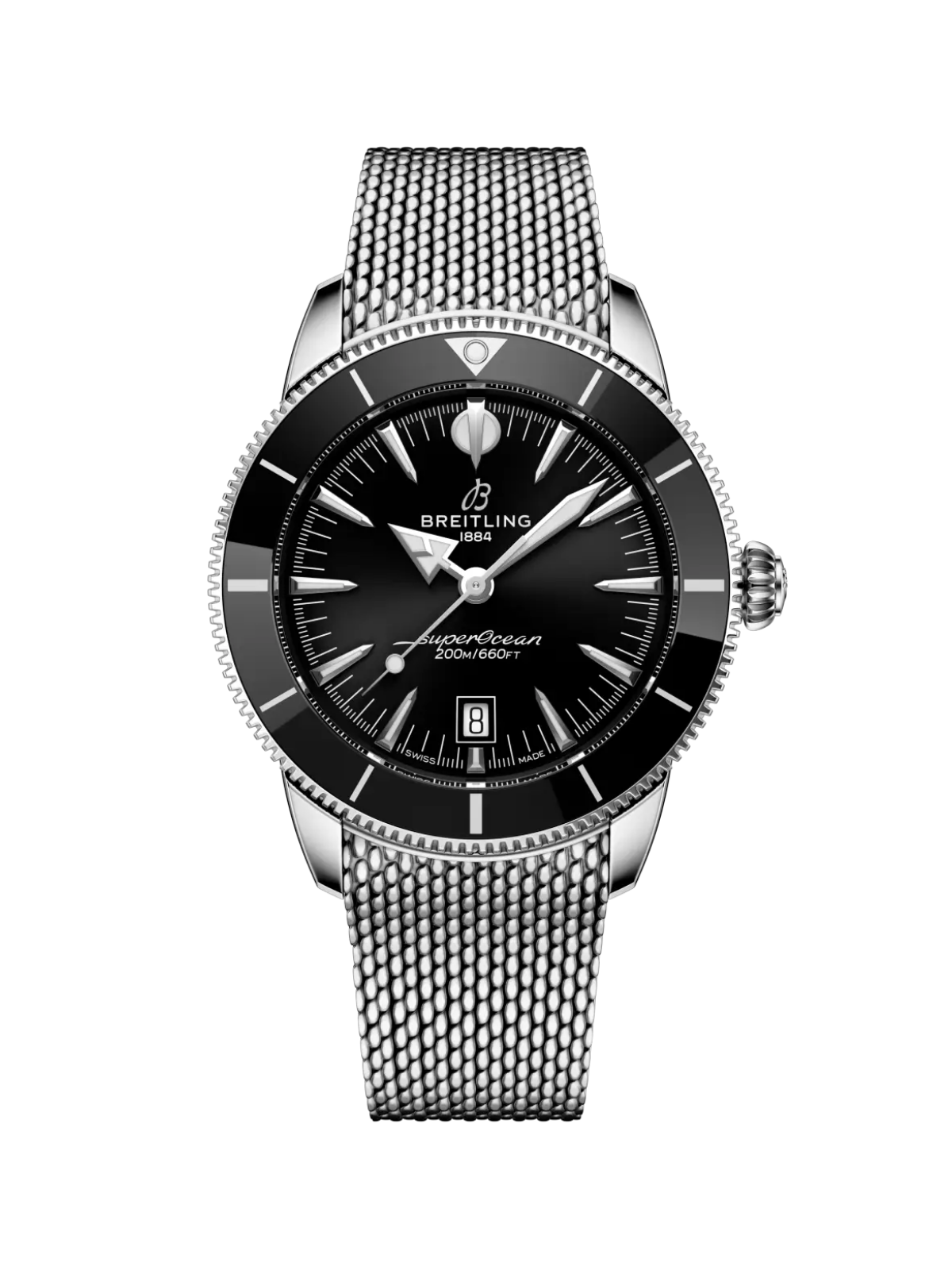 Breitling Superocean Heritage B31 Automatic 44 with Steel Bracelet & Black Dial