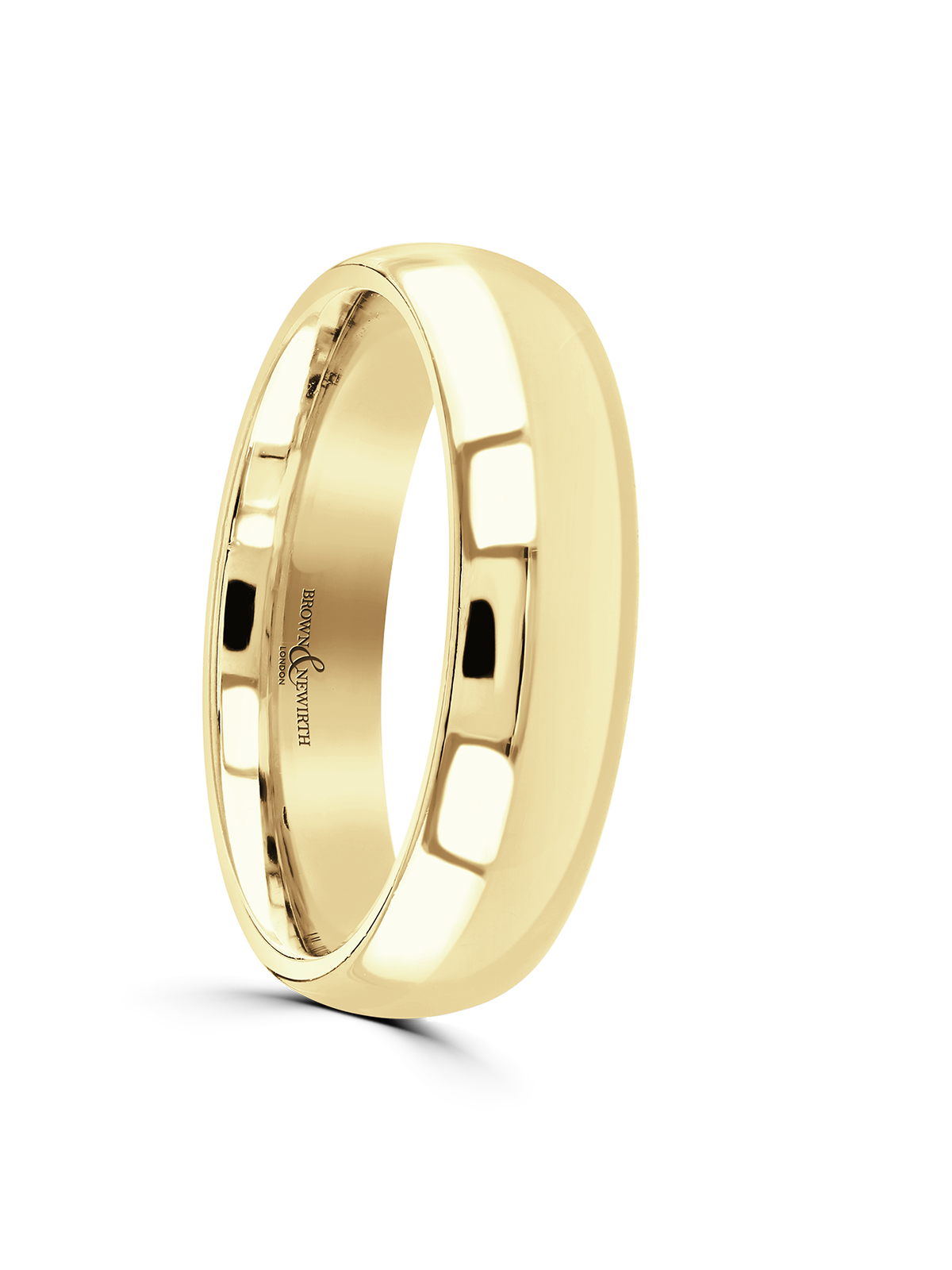 6mm 9ct Yellow Gold Wedding Ring