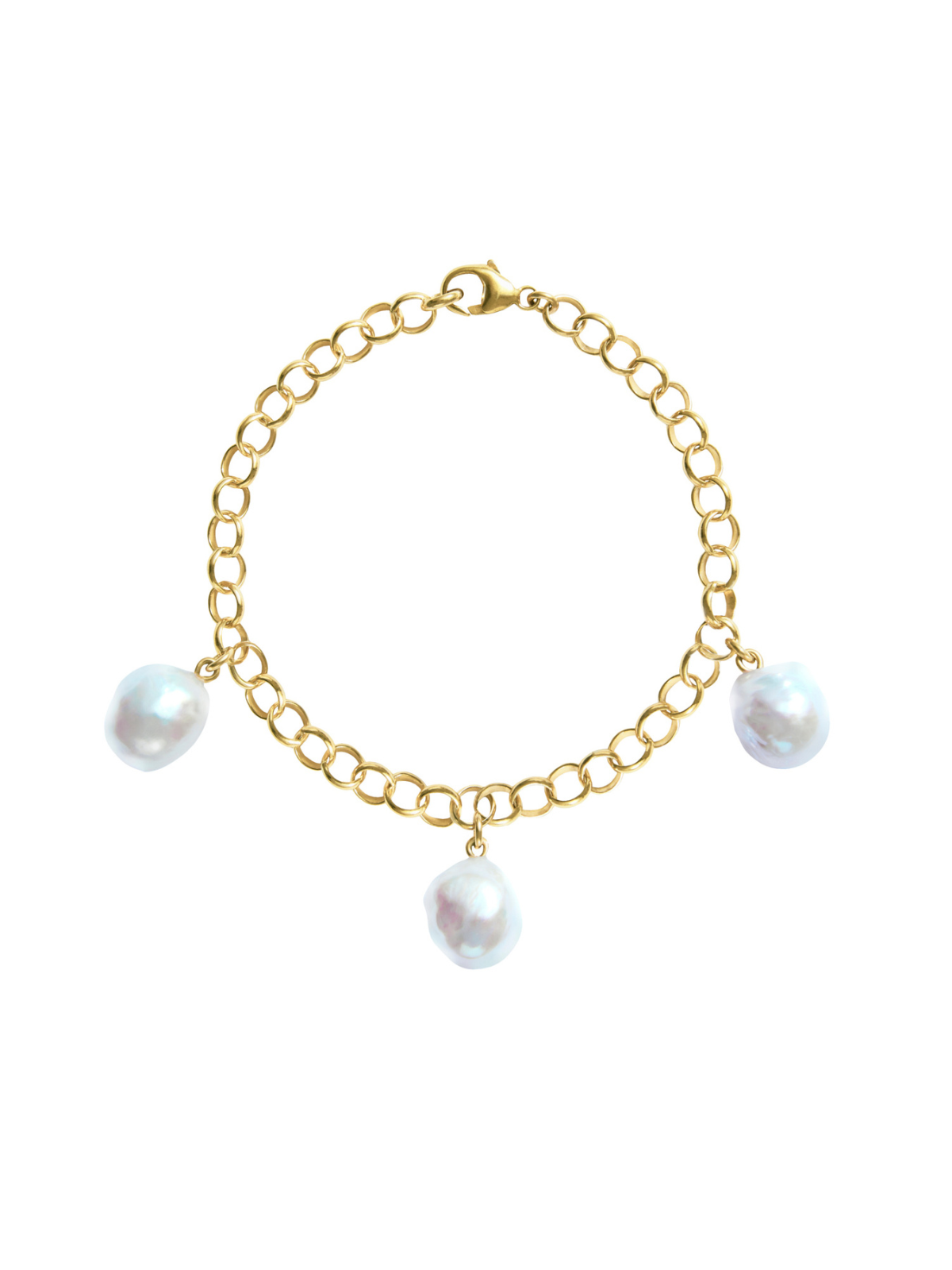 Ora Pearls Aelia Baroque Pearl Bracelet - Gold BAEL3BQG