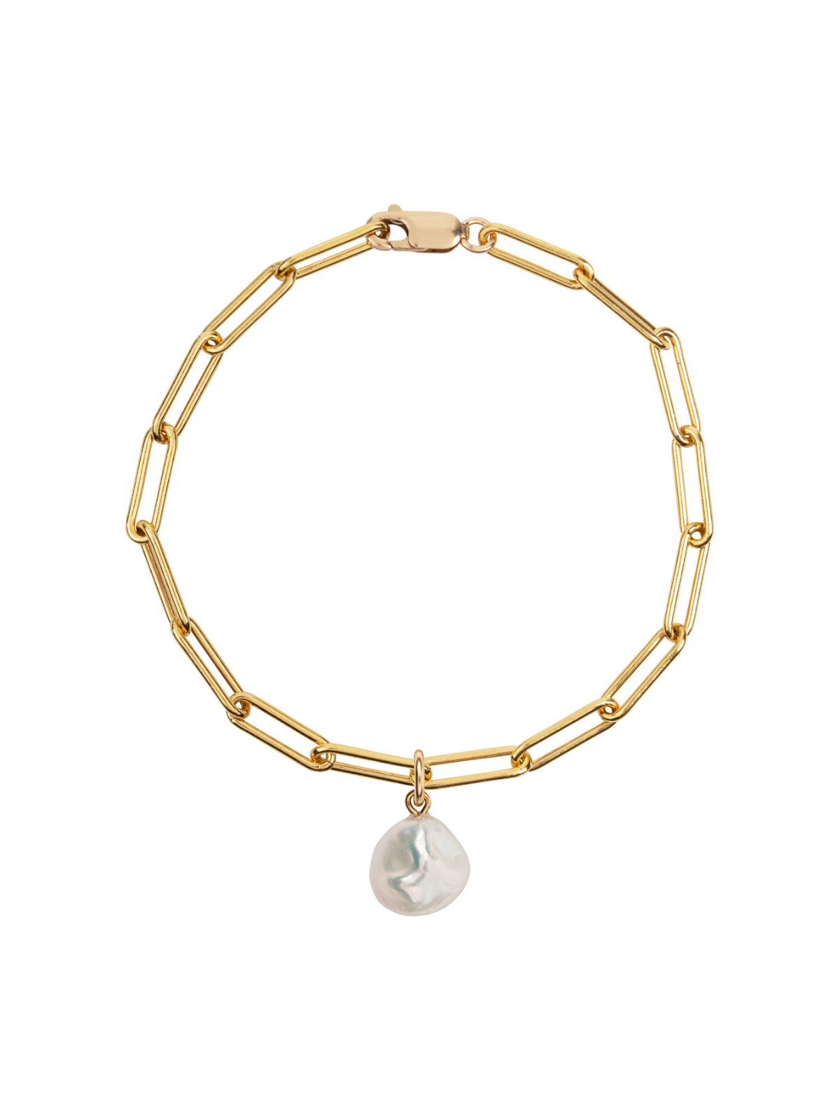 Ora Pearls Aetia Keshi Pearl Bracelet - Gold BAETKG