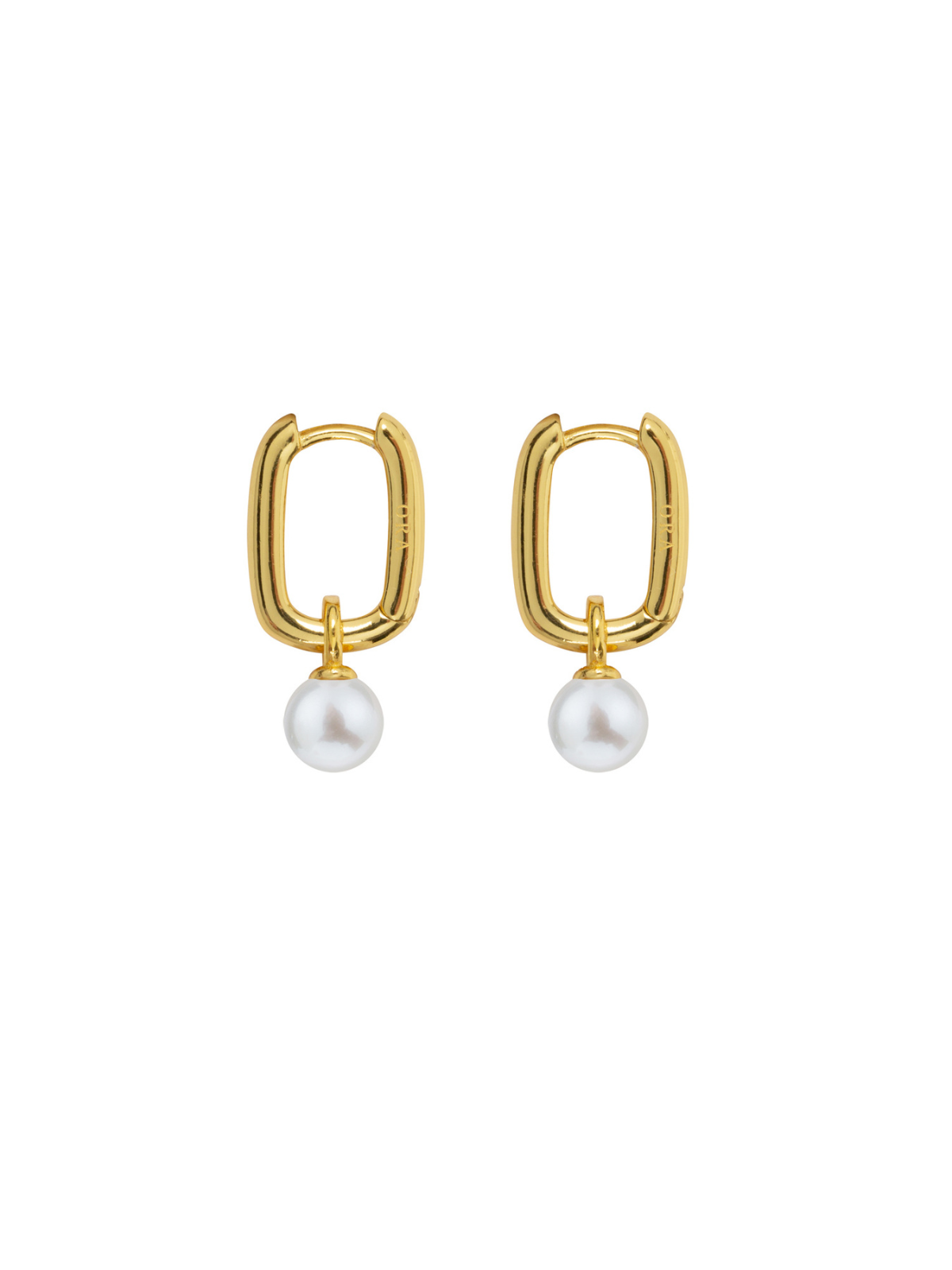Ora Pearls Aetia Round Pearl Hoop Earrings - Small - Gold EHPSQWSGV