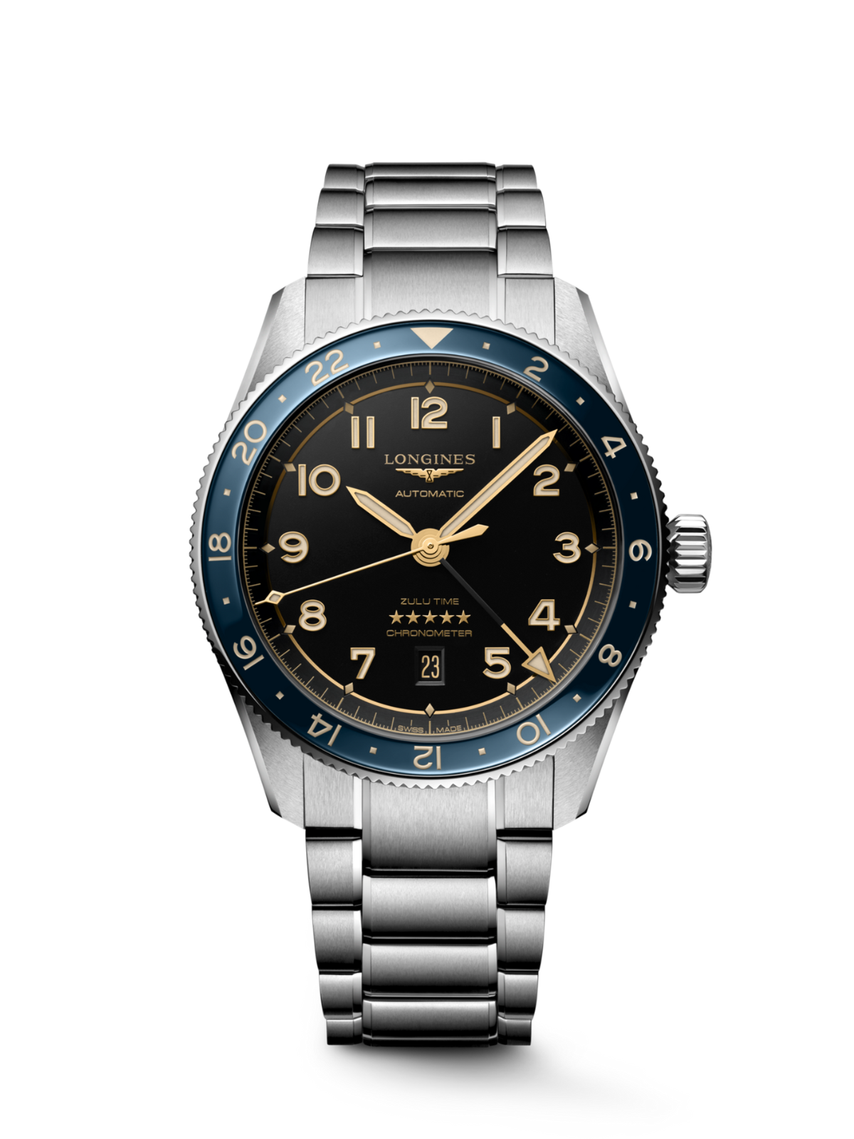 Longines Spirit Zulu Time Watch L3.812.4.60.6