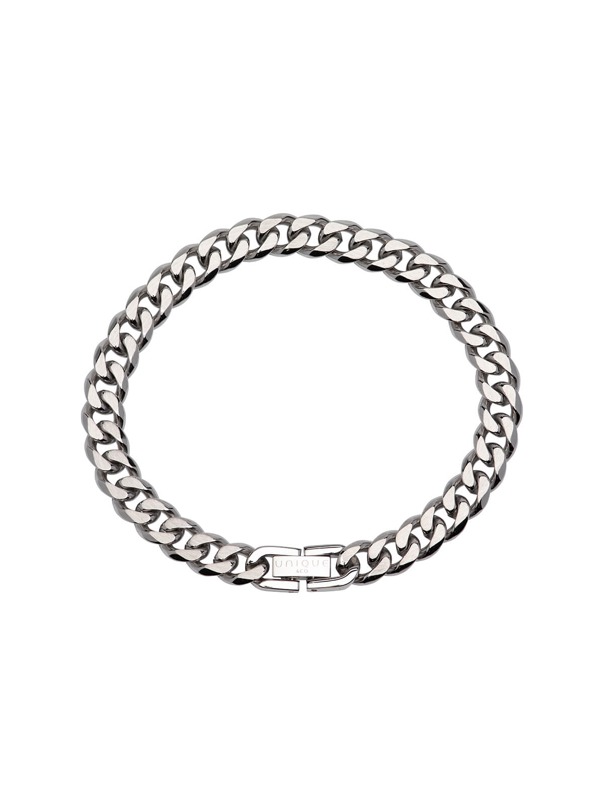 Unique & Co. 21cm Stainless Steel Chain Bracelet