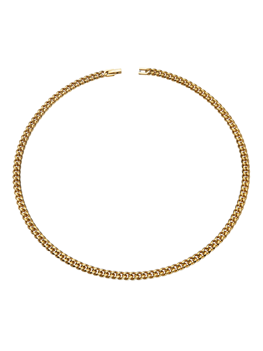Unique & Co. 50cm Gold Plated Steel Necklace