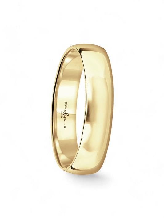 4mm 18ct Yellow Gold Wedding Ring