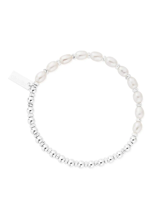 ChloBo Story of Love Bracelet in Silver SBSPEARL