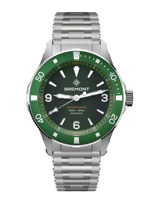 Bremont Supermarine 300m Watch 40mm SM40-ND-SS-GN-B