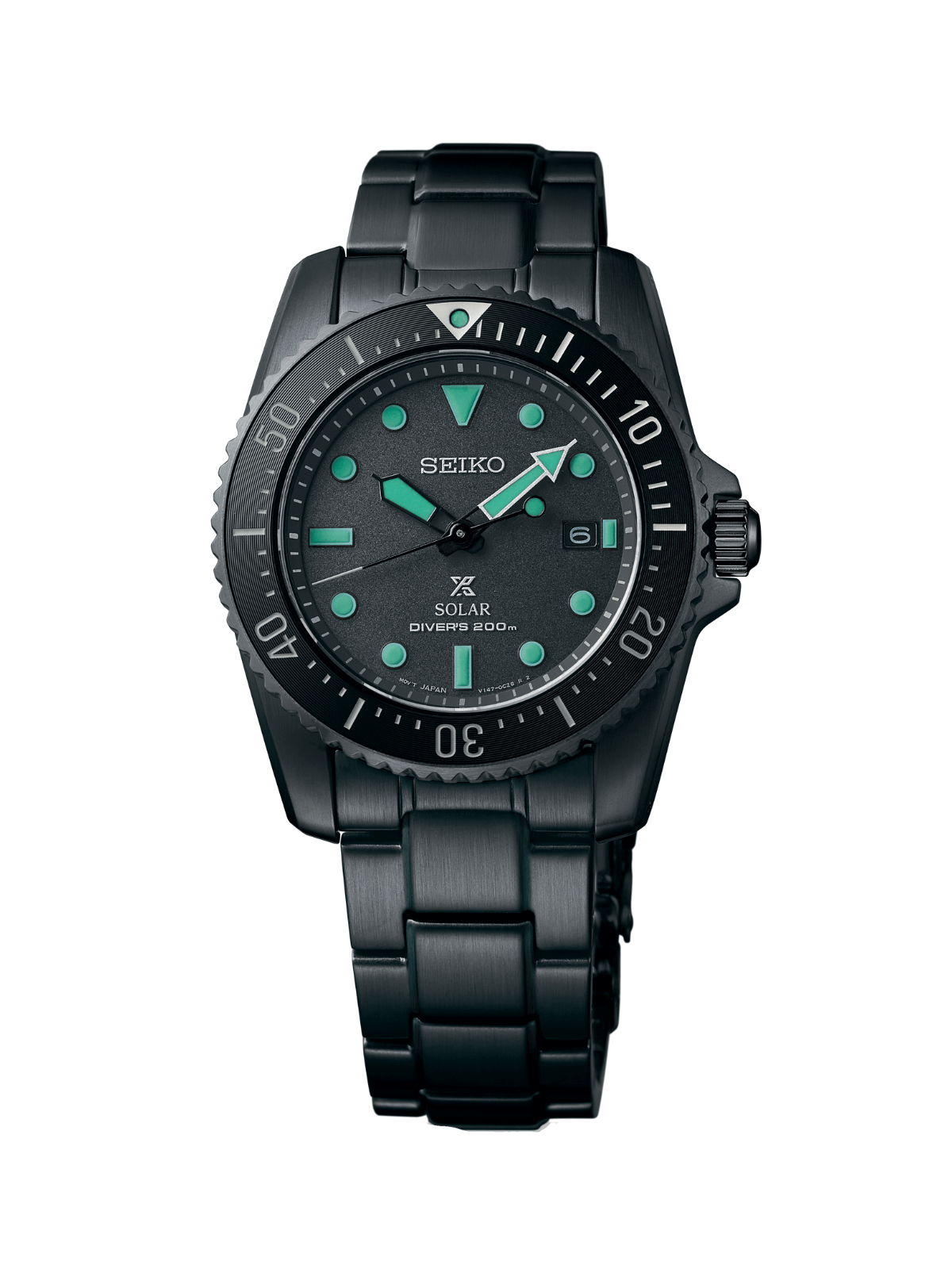 Seiko Prospex 'Black Series' Solar Diver’s 1965 Re-Interpretation Watch SNE587P1