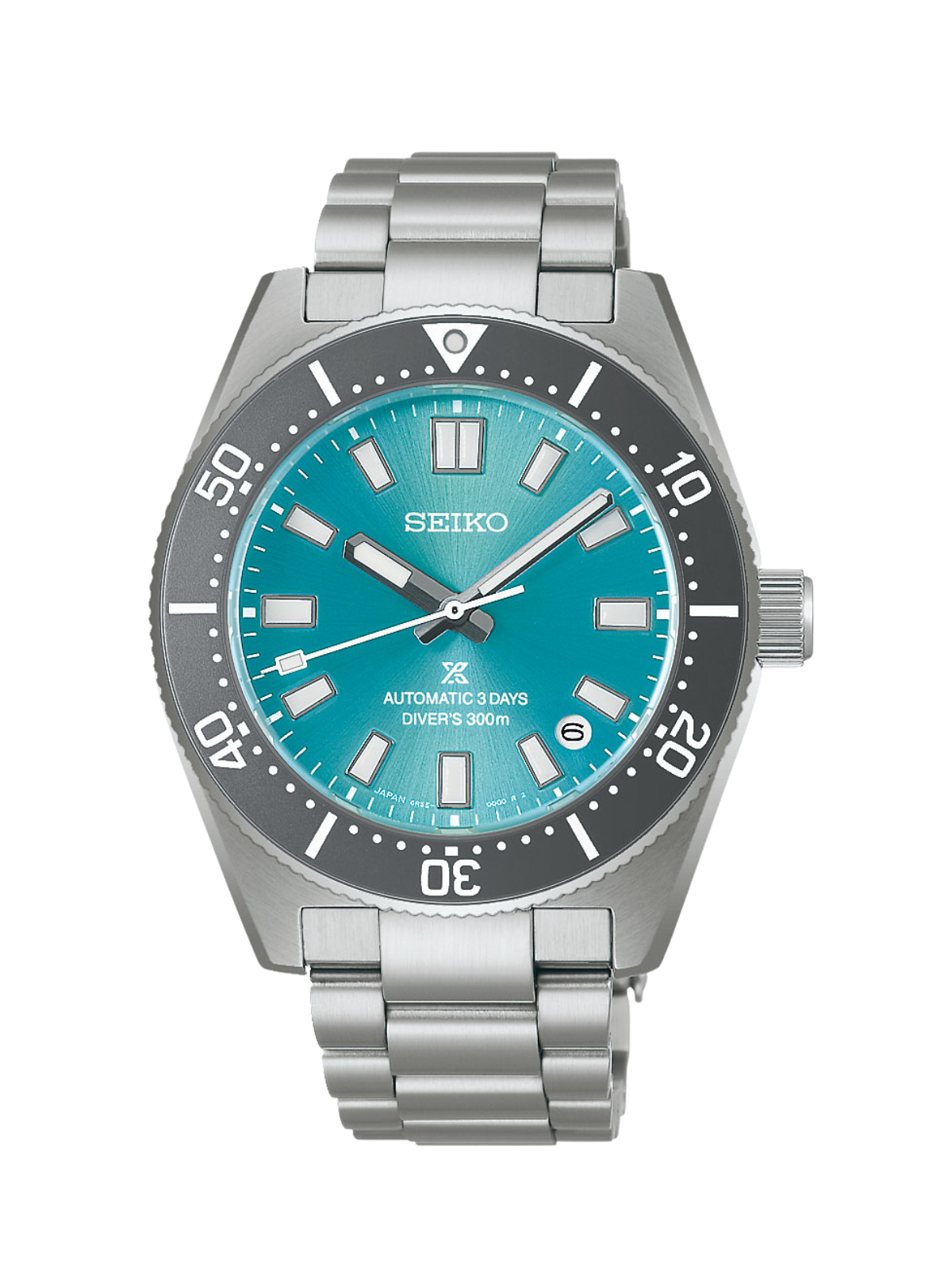 Seiko Prospex 1965 Heritage Diver's 'Save The Ocean' 40mm with Steel Bracelet and Teal Dial