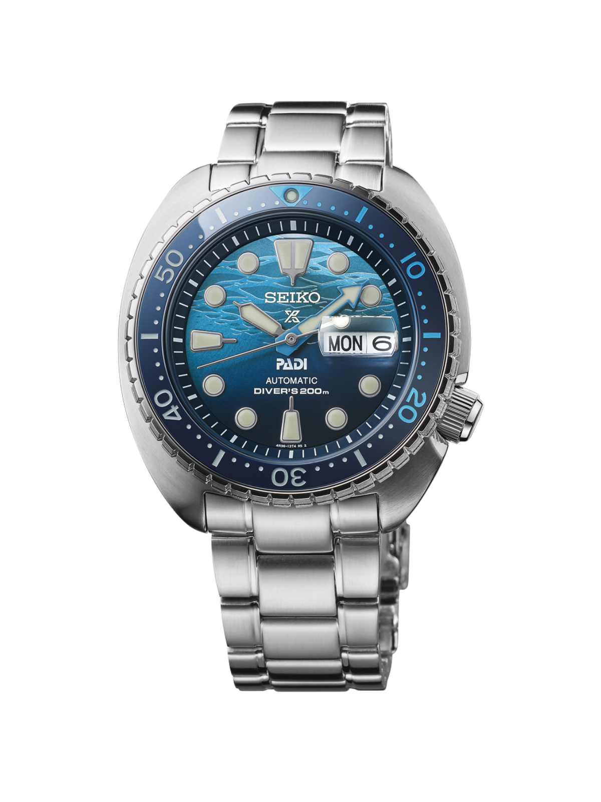 Seiko Prospex 'Great Blue' Turtle Scuba PADI Special Edition Watch SRPK01K1