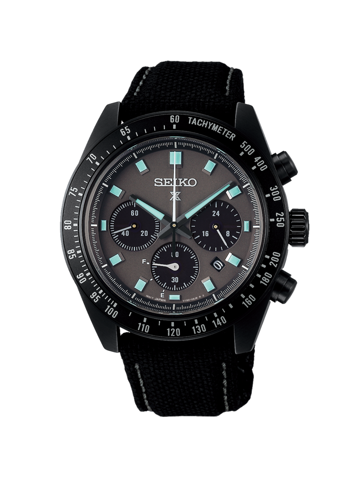 Seiko Prospex Black Series "Night Vision" Solar Speedtimer Chronograph Watch 41.4mm SSC923P1