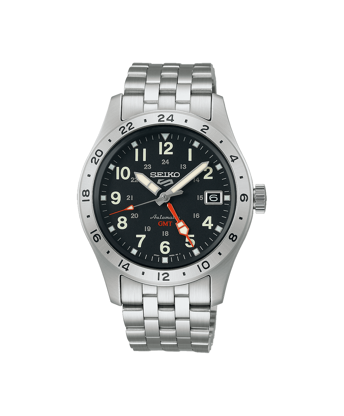 Seiko 5 Sports Field "Deploy" Mechanical GMT Watch 39.5mm SSK023K1