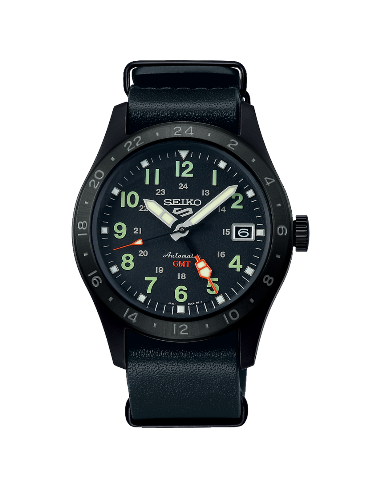Seiko 5 Sports 'Field' 'Deception' Mechanical GMT Watch SSK025K1