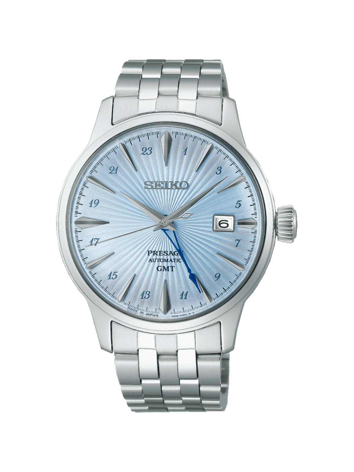 Seiko Presage Cocktail Time GMT 'Skydiving' Watch SSK037J1