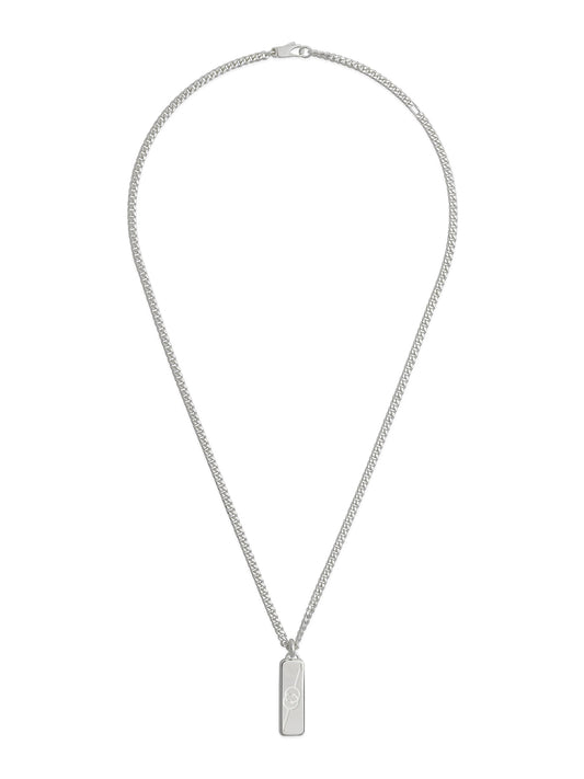 Gucci Tag Silver Necklace 50/55cm