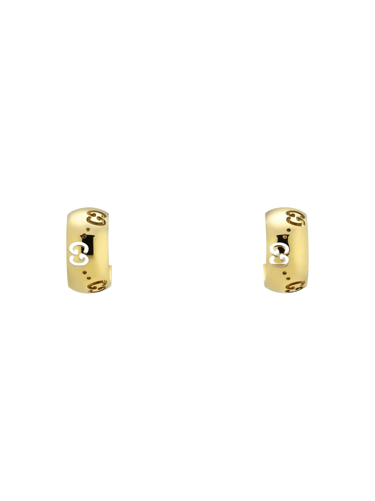 Gucci Icon 18ct Yellow Gold Hoop Earrings