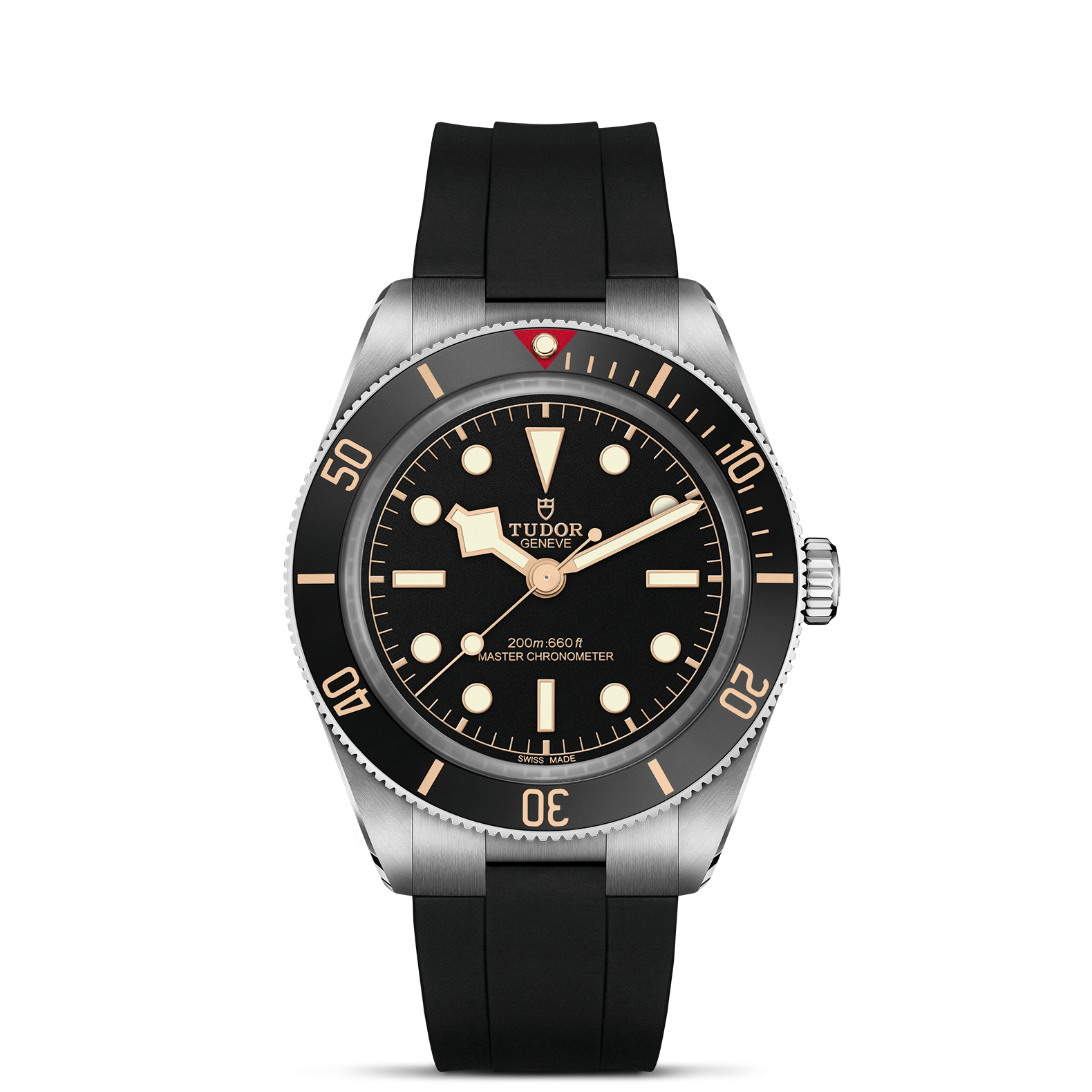 TUDOR Black Bay 58 39mm with Black Rubber Strap & Black Dial