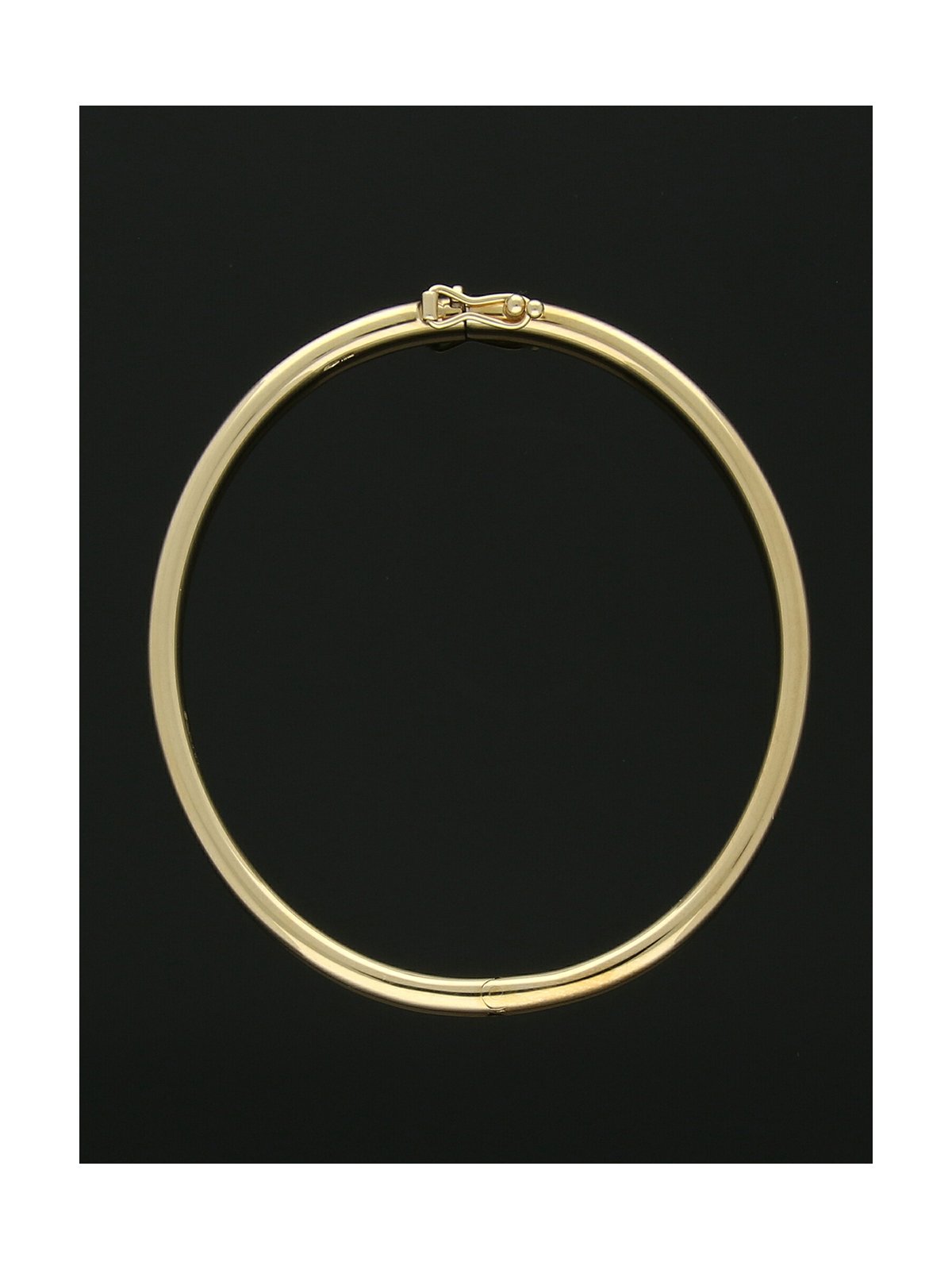 Polished Solid Bangle in 9ct Yellow Gold