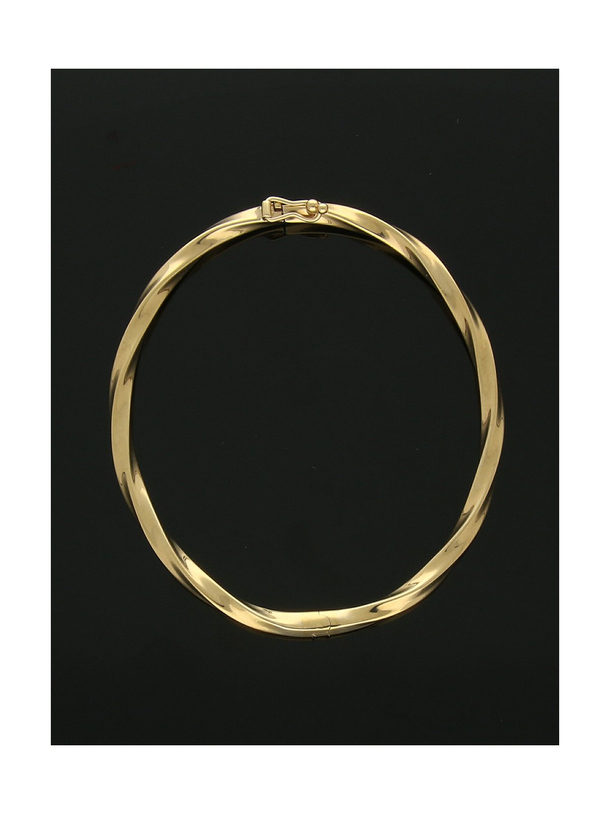 Barley Twist Bangle in 9ct Yellow Gold