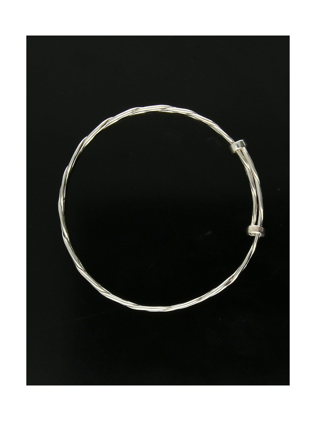 Child's Celtic Expanding Bangle in Silver