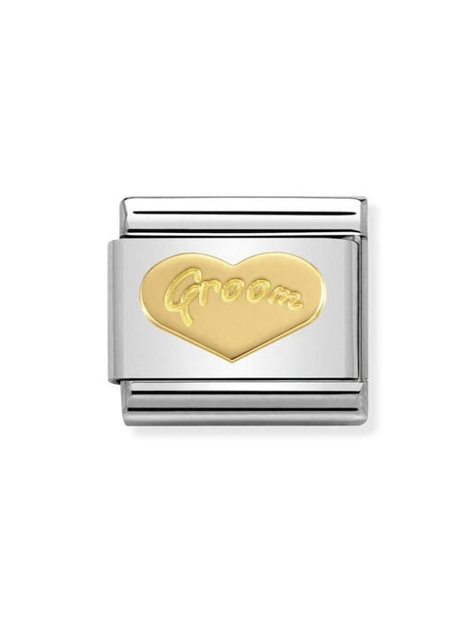 Nomination Heart Groom Charm 030162-34