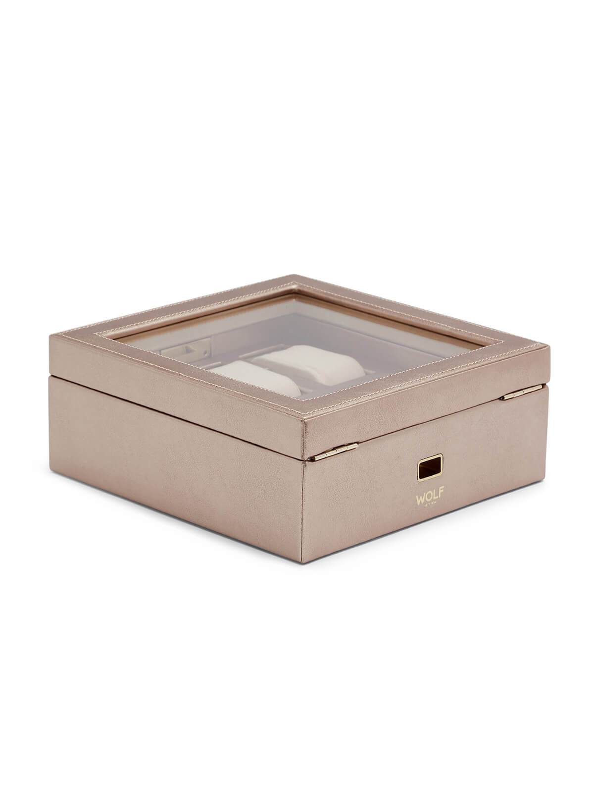 Wolf Palermo 6 Piece Watch Box - Rose Gold 213816