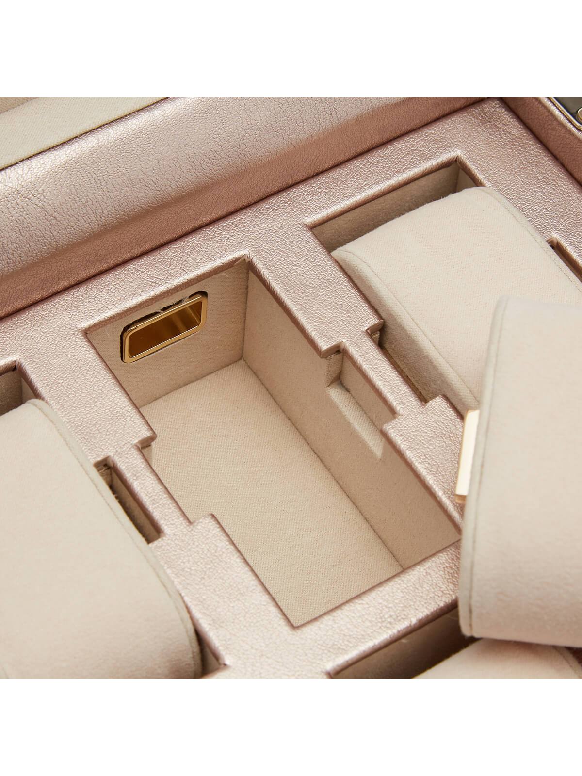 Wolf Palermo 6 Piece Watch Box - Rose Gold 213816