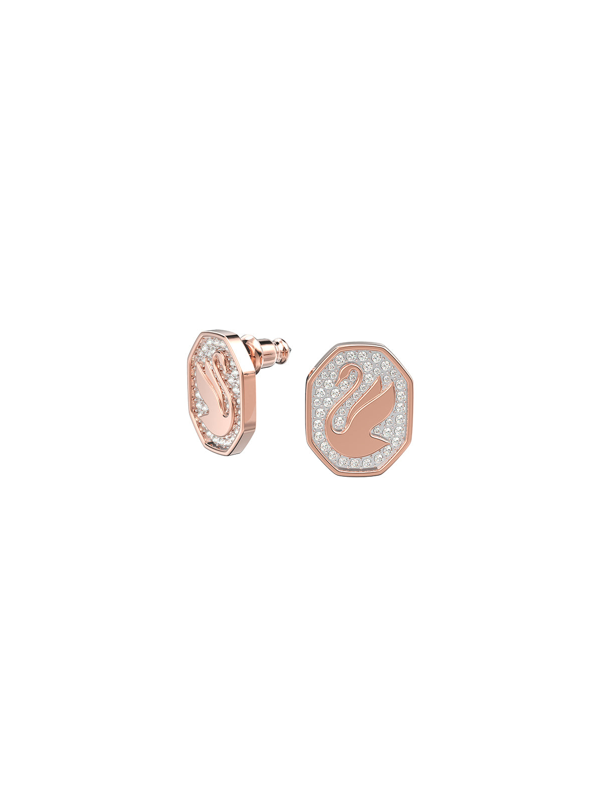 Swarovski Signum White Crystal Stud Earrings 5621105