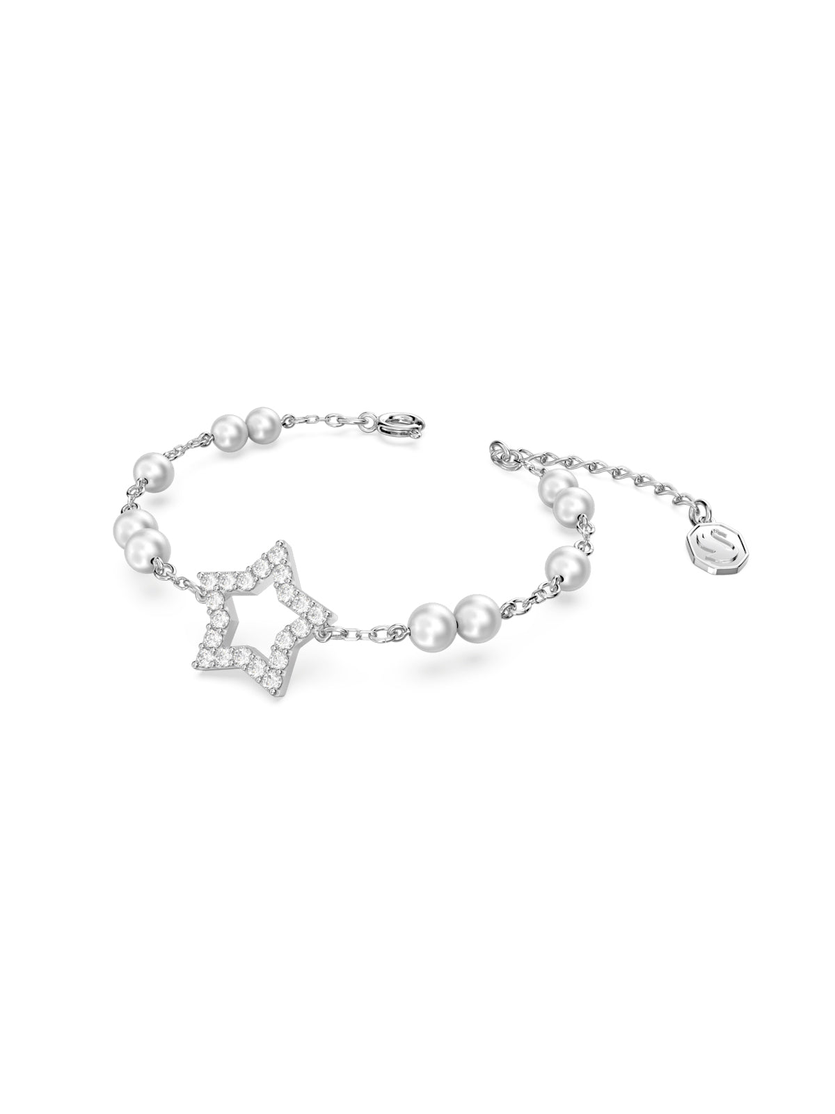Swarovski Stella White Crystal Pearl Bracelet 5645385