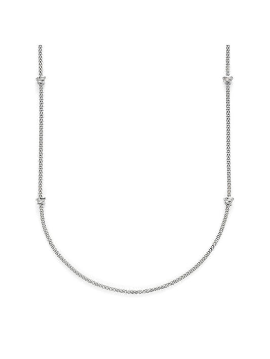 Fope Prima Necklace in 18ct White Gold with Diamonds