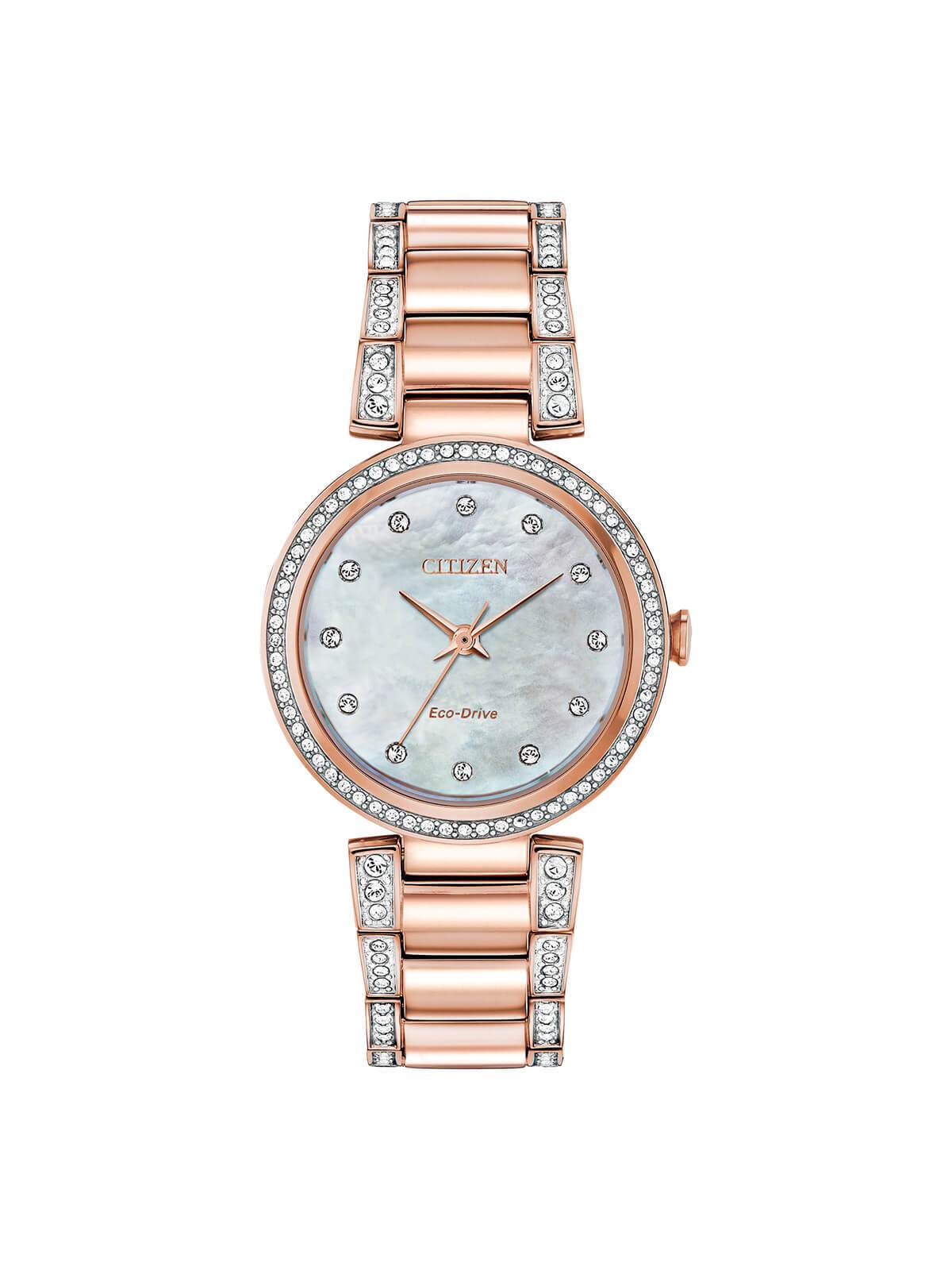 Citizen Eco-Drive Silhouette Crystal Watch 28mm EM0843-51D