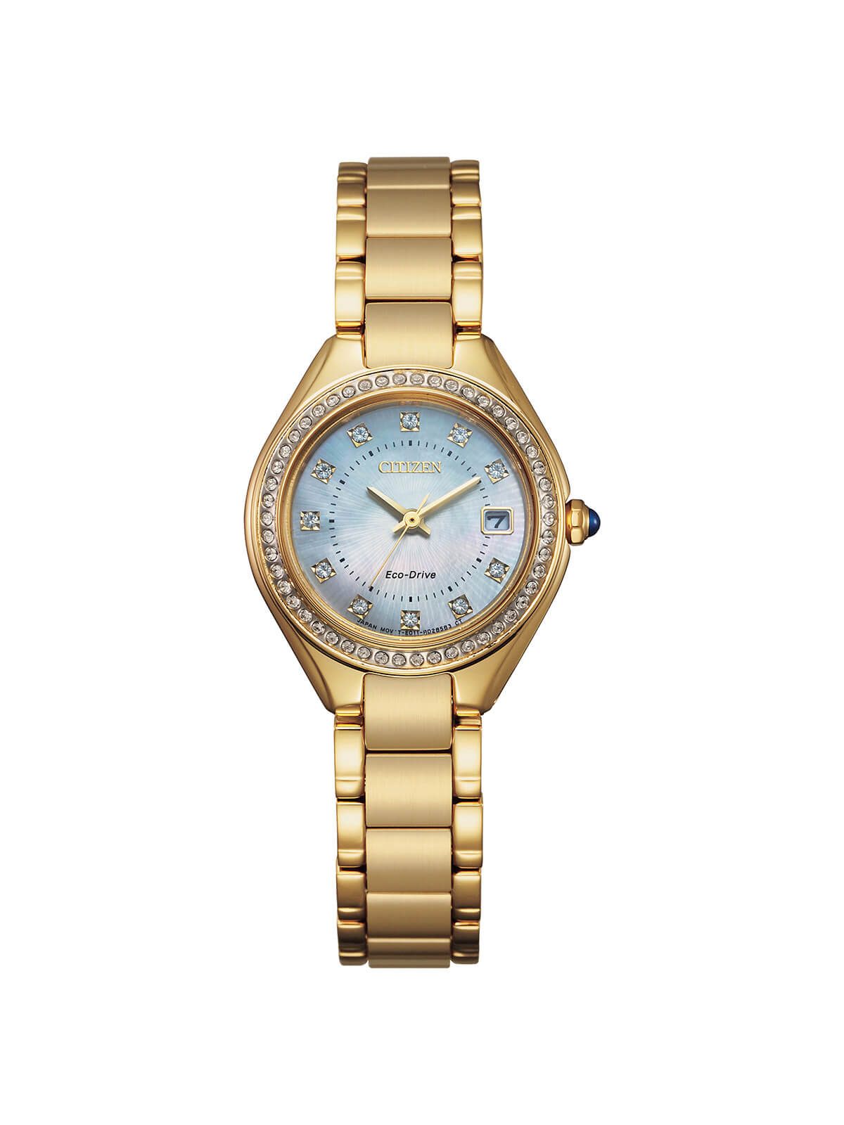 Citizen Eco-Drive Silhouette Crystal Watch 26mm EW2552-50D