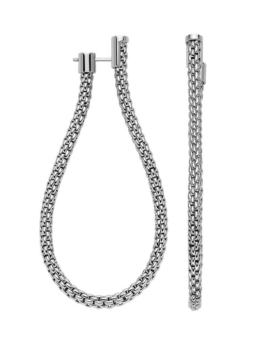 Fope Essentials Flex'it Earrings in 18ct White Gold