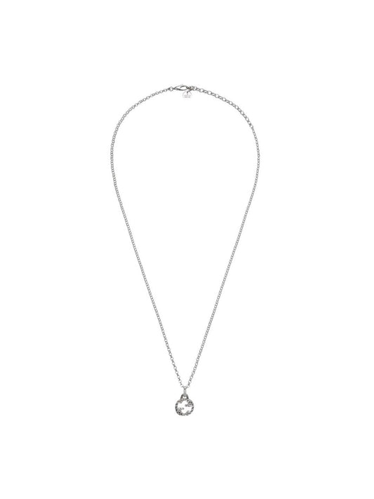 Gucci Interlocking Silver Necklace