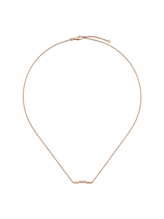 Gucci Link to Love 18ct Rose Gold Necklace