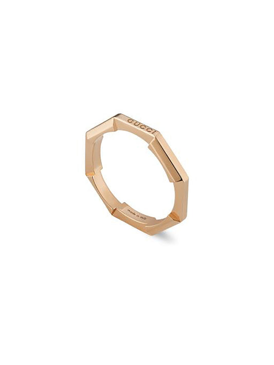 Gucci Link to Love 18ct Rose Gold Ring