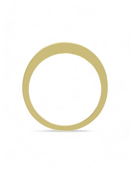 0.24ct Round Brilliant Cut Sapphire & 0.14ct Round Brilliant Cut Diamond Half Eternity Ring in 18ct Yellow Gold
