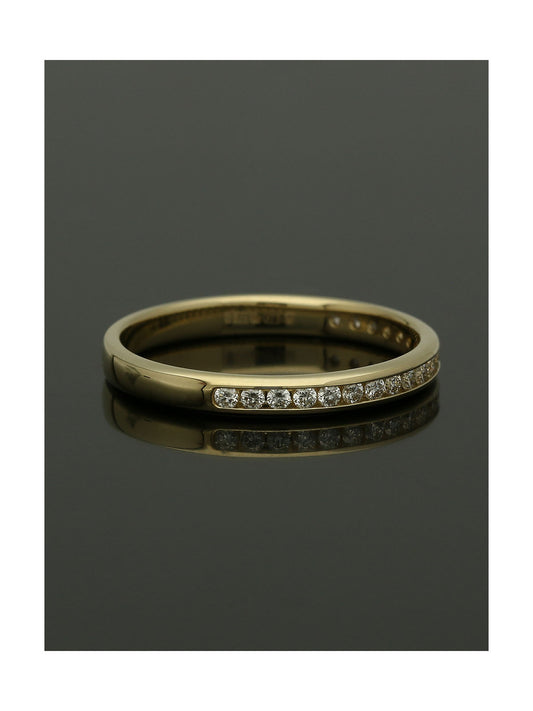Diamond Half Eternity Ring 0.20ct Round Brilliant Cut in 9ct Yellow Gold
