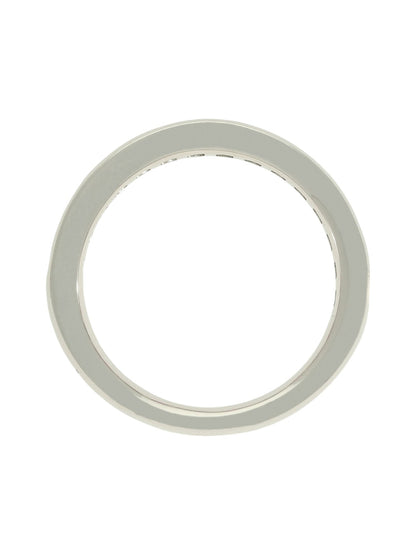 Ruby & Diamond Half Eternity Ring in Platinum