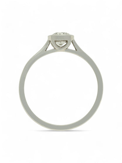 Diamond Solitaire Engagement Ring 0.50ct Round Brilliant Cut in Platinum