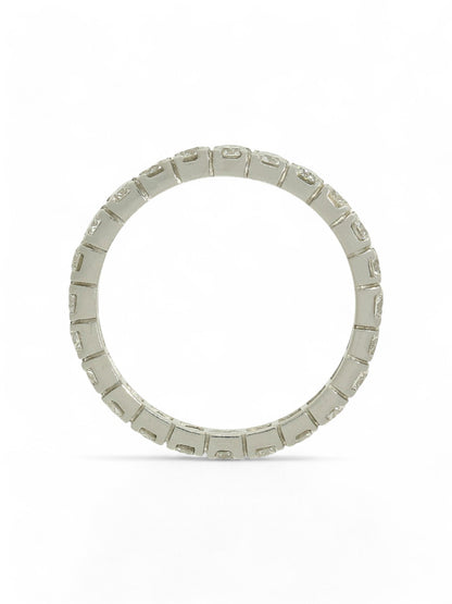 Diamond Full Eternity Ring 1.48ct Round Brilliant Cut in Platinum
