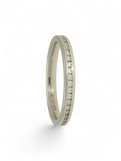 Diamond Eternity Ring 0.40ct Round Brilliant Cut in Platinum