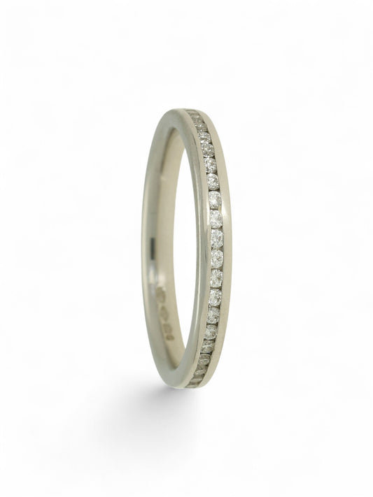 Diamond Eternity Ring 0.40ct Round Brilliant Cut in Platinum