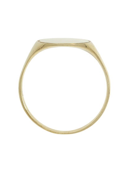 Oval Signet Ring in 9ct Yellow Gold