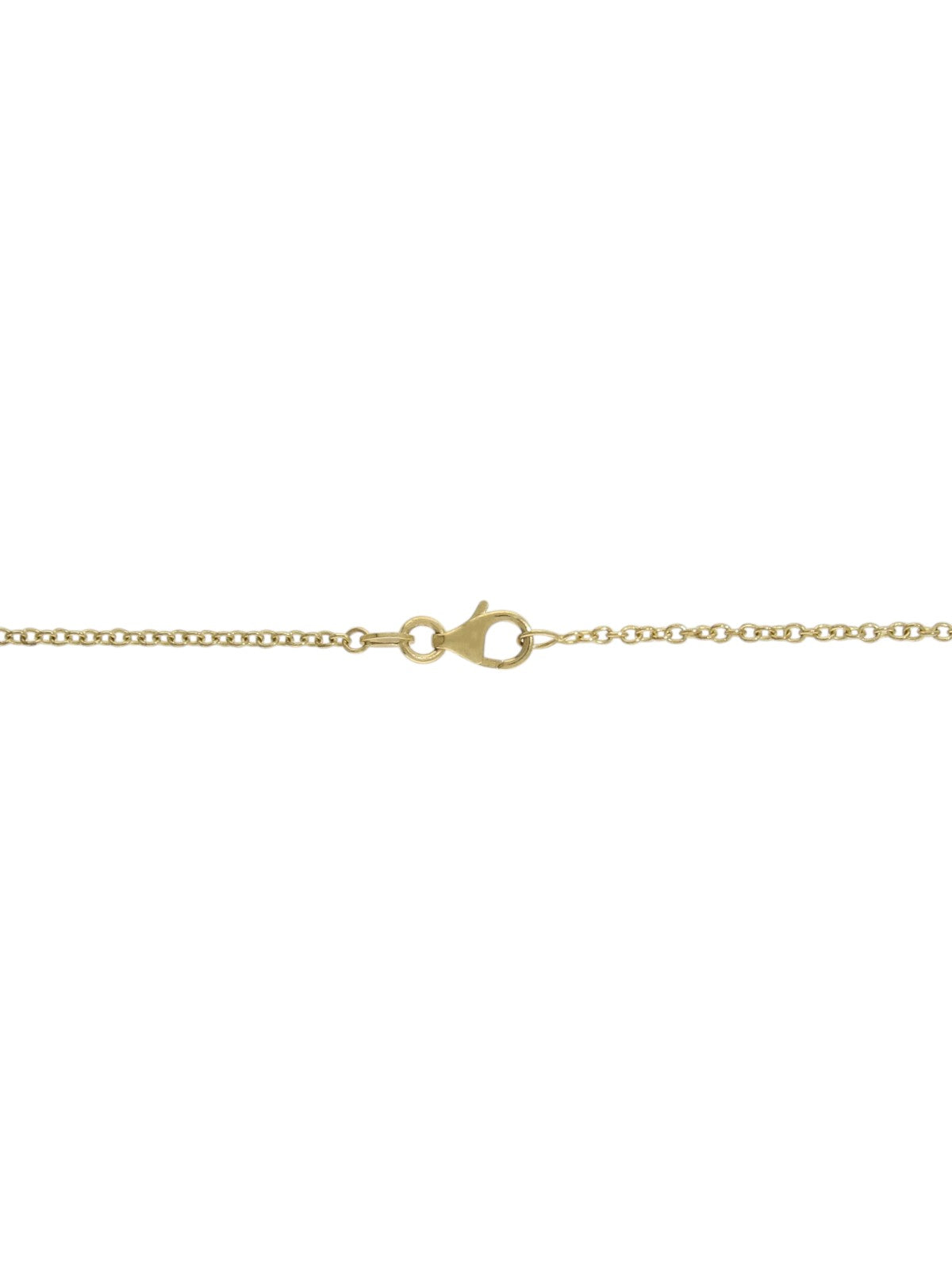 Polished Square Bead Necklace in 9ct Yellow Gold